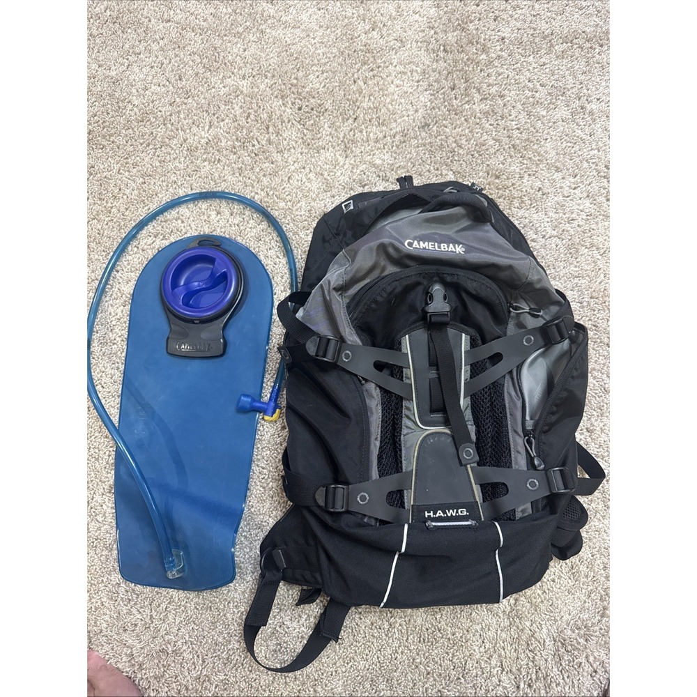 Camelbak H.A.W.G Hawg Backpack Hydration w/3L - 80oz Bladder Hike Camp EXCELLENT